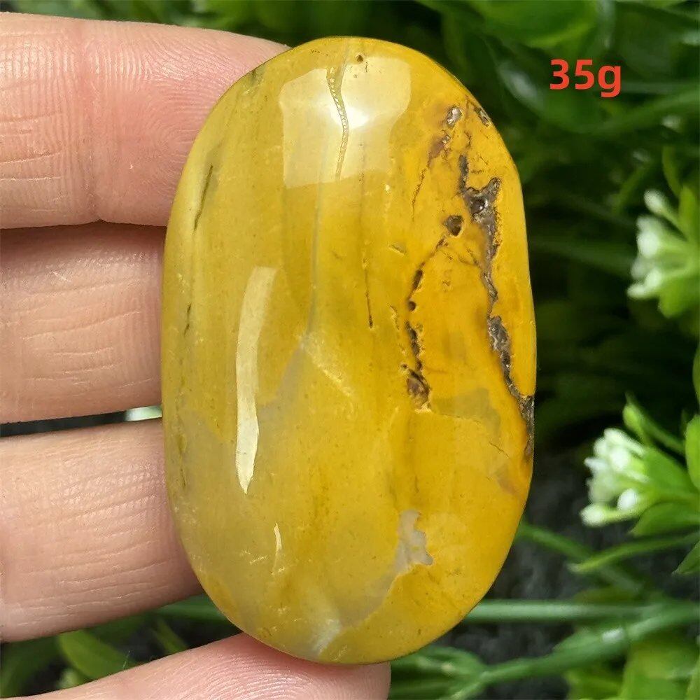 Natural Power Stone, Egg Yolk Stone, Hand Pray, Feng Shui Energy, Home Decor, Gift, Magic, Meditation, Spiritual, Prayer, Chakra Healing, Color: Parallel Import