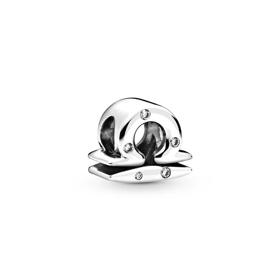Sparkling 12 Zodiac Sign Beads with Aries, Cancer, and Libra Charms, Original 925 Sterling Silver Bracelet, DIY Jewelry Gift, Parallel Import