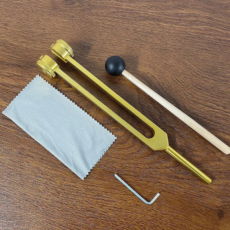 Diapason 64Hz Aluminum Alloy Tuning Fork, Therapeutic Fingerboard, Meditation Tuning Fork Set, Healing Percussion Instrument, Parallel Import