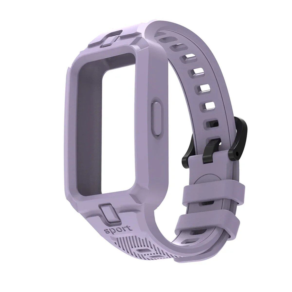 Huawei Band 9/8/7/6 用シリコンバンド スマートウォッチ交換用ストラップ スポーツ用通気性ストラップ バンドカラー: 並行輸入品