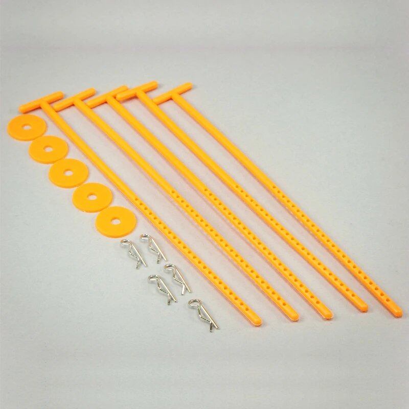 Set of 5 Plastic Tire Holders for 1/8 & 1/10 RC Cars, Hobby Model Accessories, Convenient Tire Storage, Parallel Import