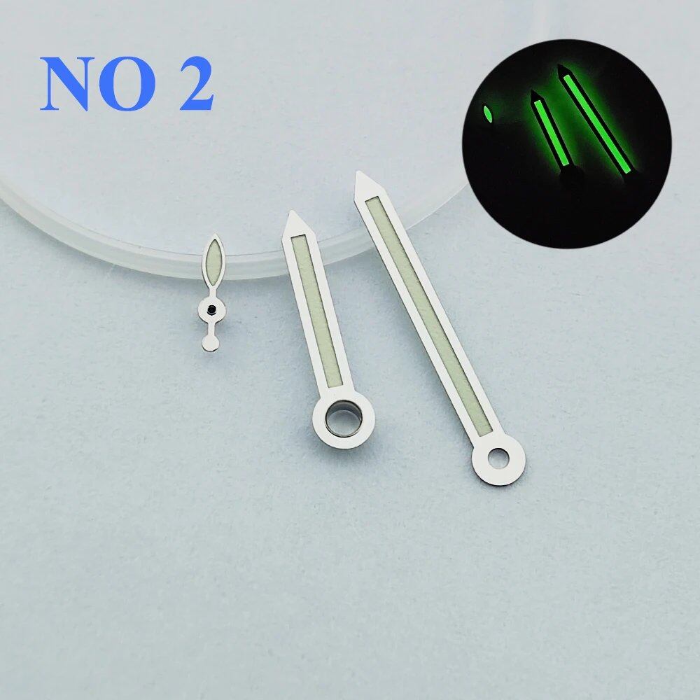 "ST2555 Compatible Green Fluorescent Hands Watch Hand Set, Compatible with ST2555/ST2533/ST2557 Movements, Watch Parts" Parallel Import