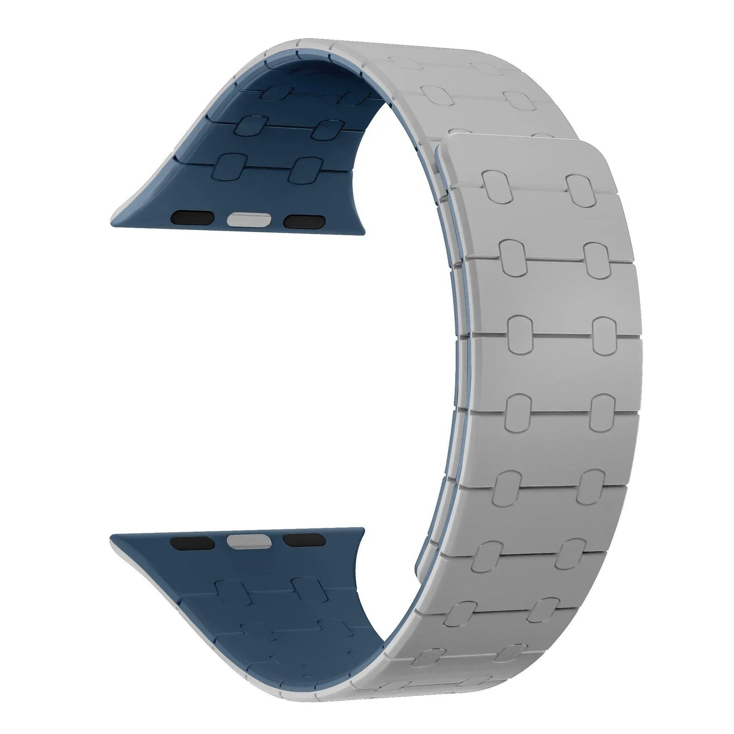 Apple Watch用シリコンマグネットストラップ - Ultra 2/Series 9/8/7/6/SE/5対応 49mm/44mm/40mm/S10/46mm/42mm/41mm/45mm ブレスレット サイズ;発送元: 並行輸入品