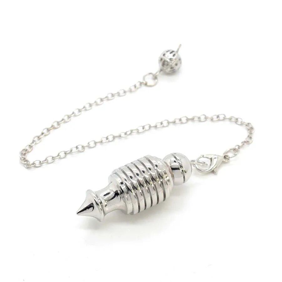Copper Cone Pendulum - Spiritual Tool for Dowsing, Divination, Energy Work, Meditation, Crystal Reading, and Magick. Metal Color: Imported.