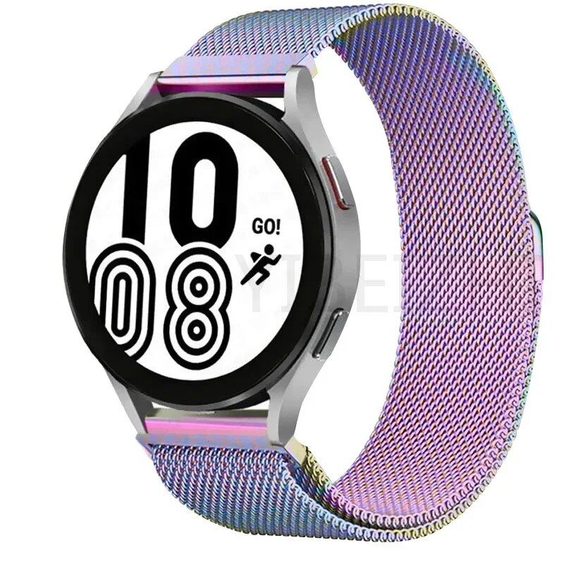 Milanese Loop Band for Samsung Galaxy Watch 6/5/4 Classic, Metal Strap, 20mm/22mm Bracelet, Compatible with Huawei GT/Amazfit GTS 4/GTR 2e/Bip 3-5, Parallel Import