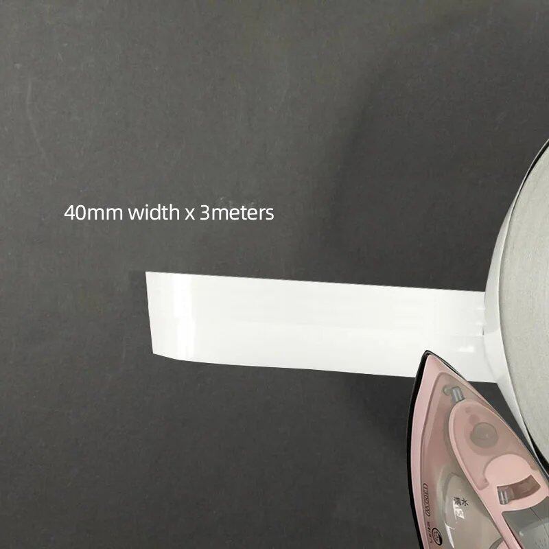 1/2/3/4/5cm Transfer Reflective Sticker Tape, Iron-On, High Visibility for Clothing, Bags, and Shoes, Parallel Import