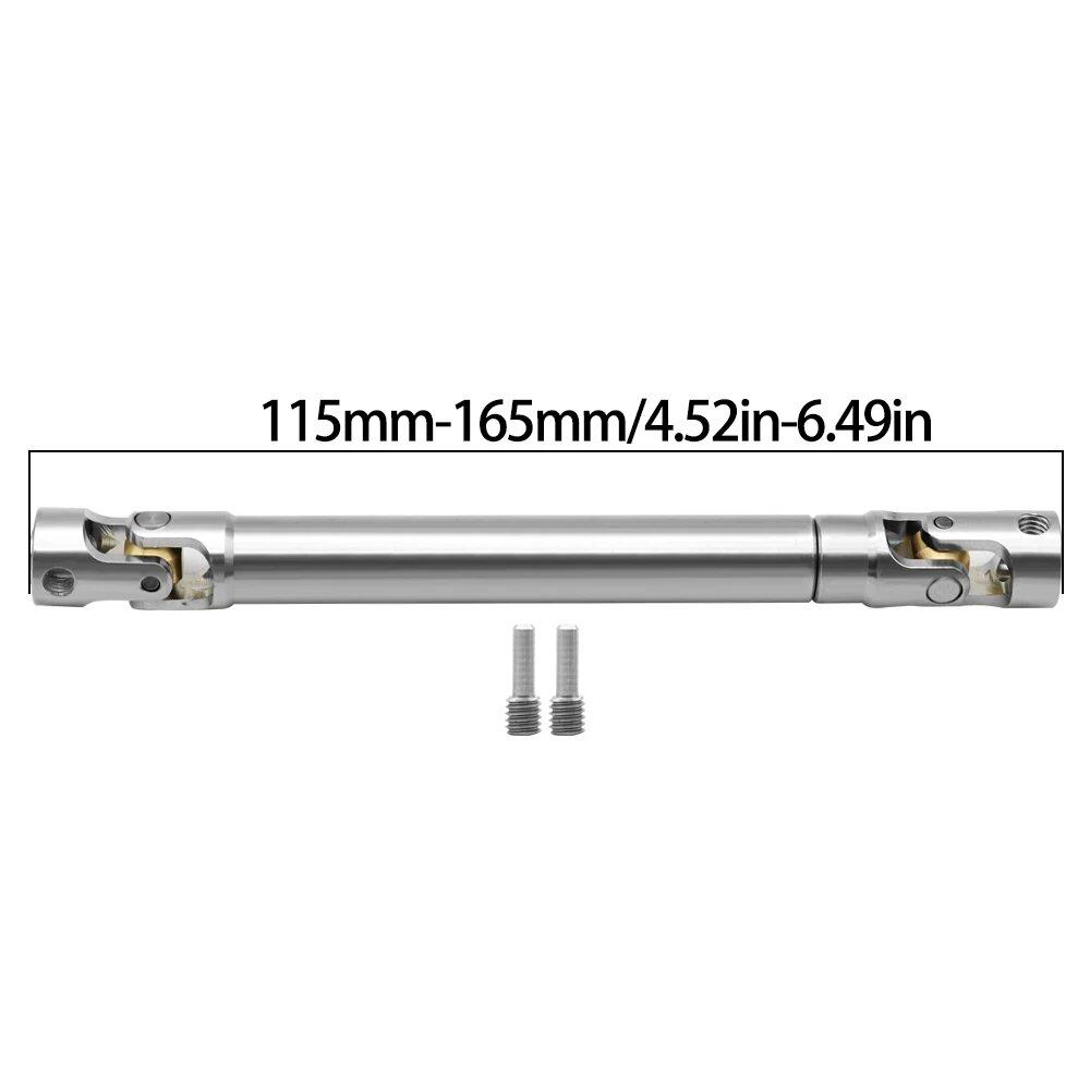 1/10 Scale RC Car Metal Internal Gear Drive Shaft Universal Joint Compatible with Axial SCX10 Gladiator YK4082 TRX4 TF2 D110 Crawlers (Color: Imported)