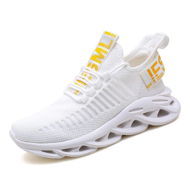 Men's Comfortable Casual Sneakers, Breathable Platform Running Shoes, Mesh Athletic Shoes, Walking Shoes, Parallel Import