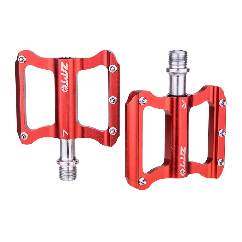 ZTTO Ultra-Lightweight Flat Pedals for Road Bikes, Aluminum Alloy, Bearings, Anti-Slip, Folding Pedals, Cycling, JT06; Ships from: Parallel Import