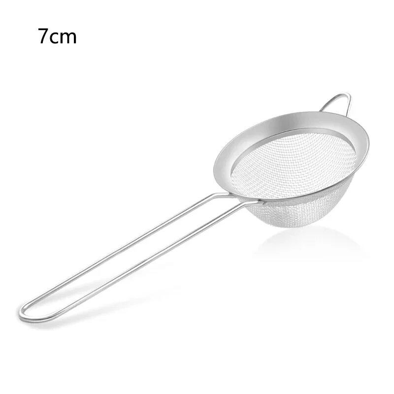 Set of 1, 3, or 4 Stainless Steel Wire Extra-Fine Mesh Oil Strainer, Flour Sifter, Flower Sieve, Pastry & Baking Tools, Kitchen Accessories, Parallel Import