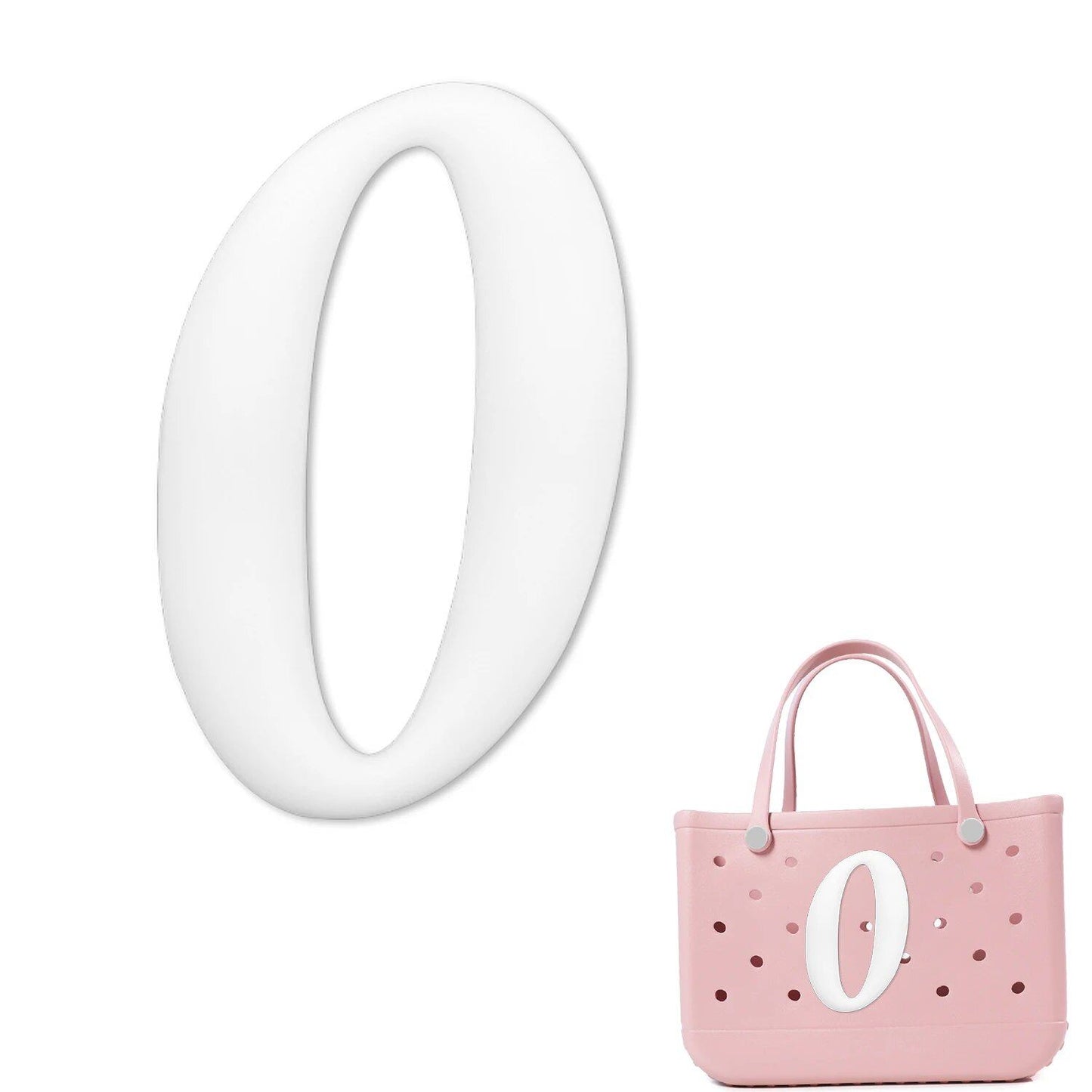 1/26 Scale PVC Greek Alphabet Bag Charms for Women, Beach Bag Decoration, Lettered Bag Accessories, Tote Bag Charms, Gift, Color, Parallel Import