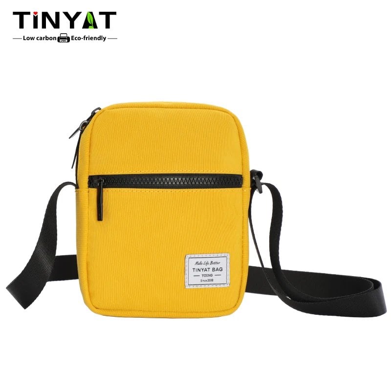 TINYAT メンズ カジュアル チェストバッグ ソリッドカラー クロスボディ スリングバッグ 軽量 ミニ ショルダーメッセンジャーバッグ 携帯電話入れ 通学用 色:;発送元: 並行輸入品