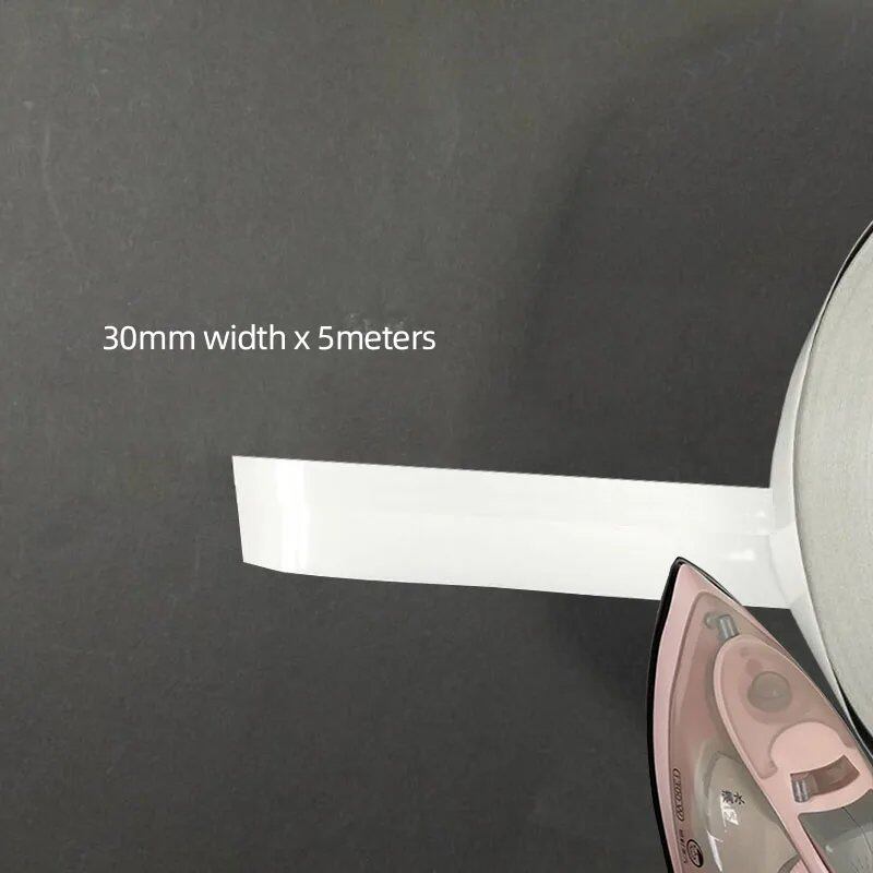 1/2/3/4/5cm Transfer Reflective Sticker Tape, Iron-On, High Visibility for Clothing, Bags, and Shoes, Parallel Import