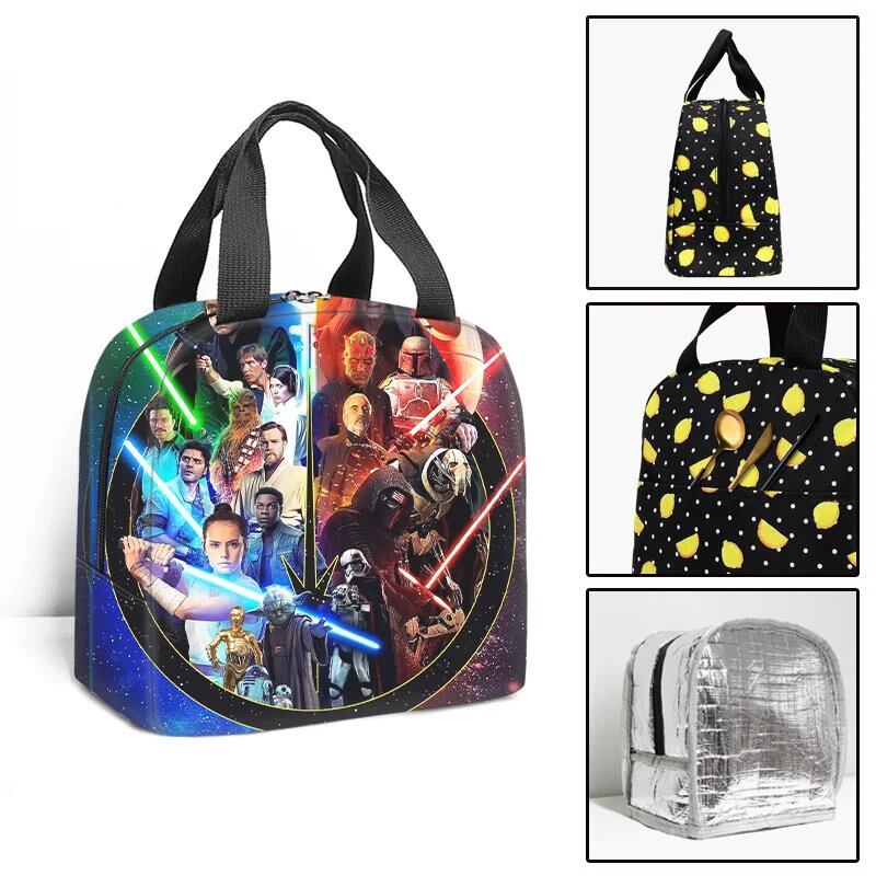 スター・ウォーズ キッズ 保冷ランチバッグ 保温トート 子供用ピクニックバッグ お弁当袋 旅行用ランチバッグ カラー:0 並行輸入品