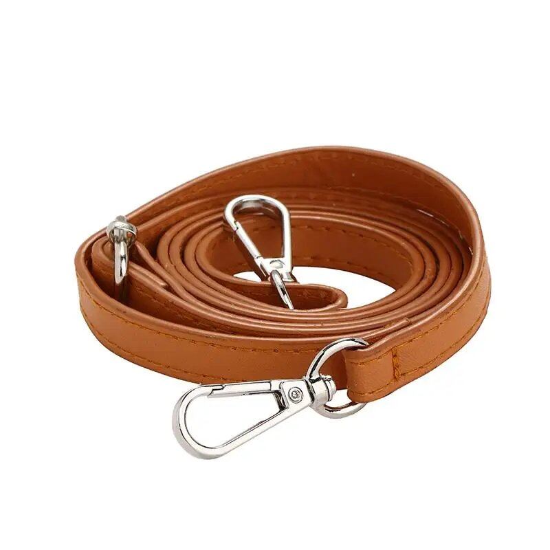 1.2cm Wide Thin Bag Belt/Shoulder Strap Replacement, Long Adjustable PU Leather Bag Strap, Bag Accessory, Color: Parallel Import