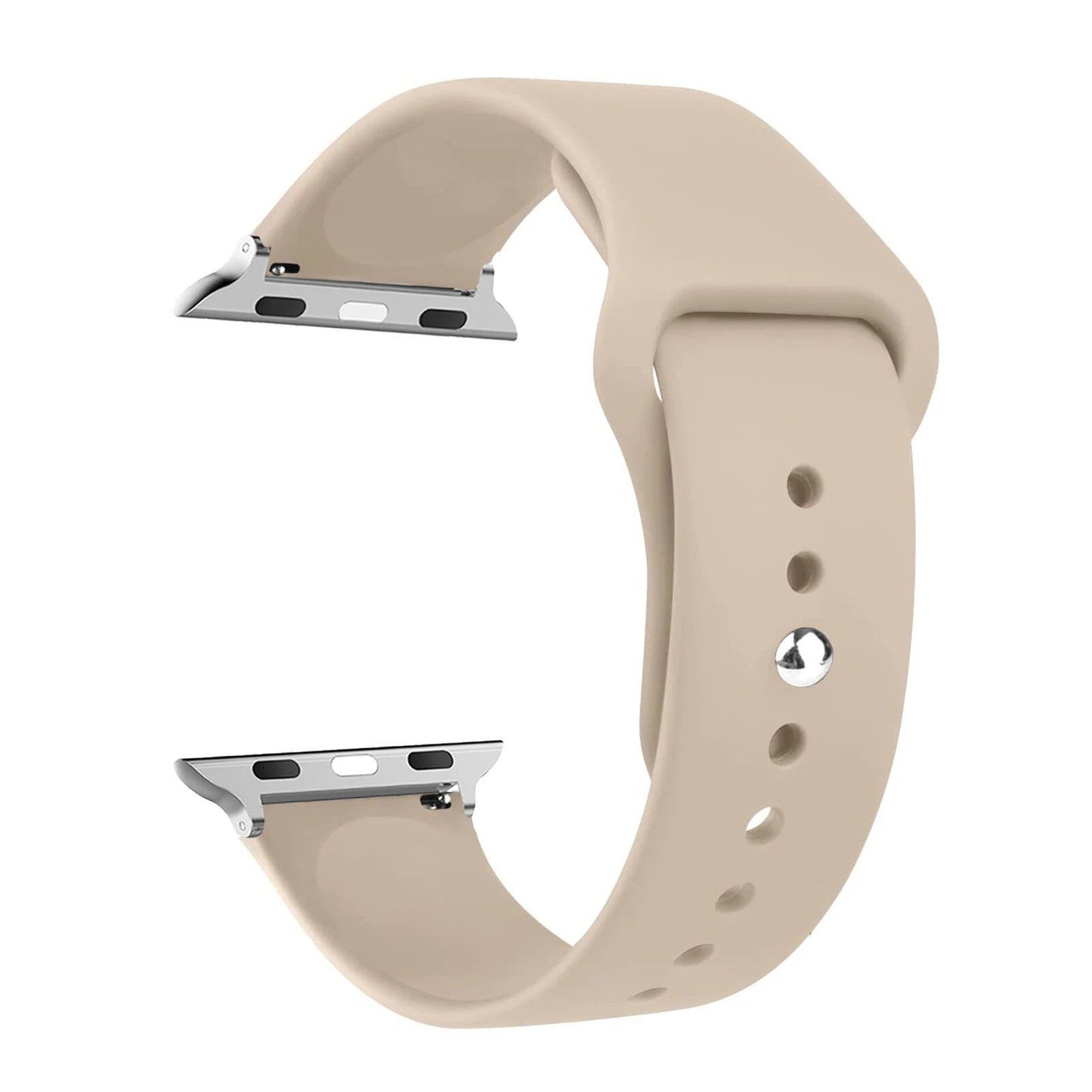 Silicone Sport Band for Apple Watch, 45mm, 44mm, 42mm, 49mm, 40mm, and 41mm, Compatible with iWatch Series 9/8/7/6/5/4/3/SE/Ultra 2, Band Color: mm; Ships from: Parallel Import