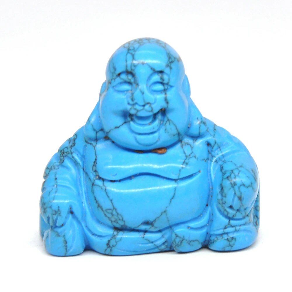 1.2-inch Buddha Statue, Natural Healing Crystal Reiki Chakra Figurine, Spiritual Stone Sculpture, Home Decor, Parallel Import