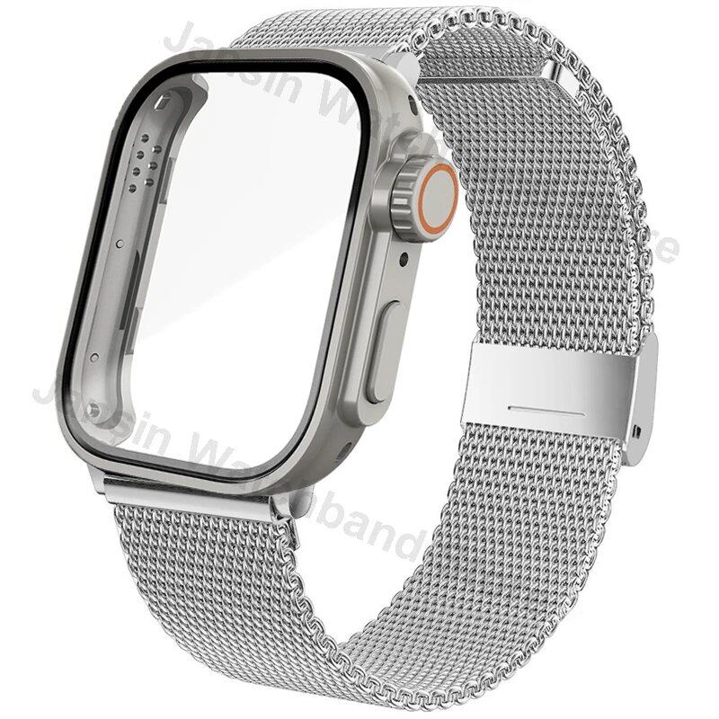 Stainless Steel Strap + Ultra Case for Huawei Watch Fit 3, Metal Milanese Strap Watch Band Accessory, Band Color: Compatible with Huawei Watch Fit 3, Band Width: Parallel Import
