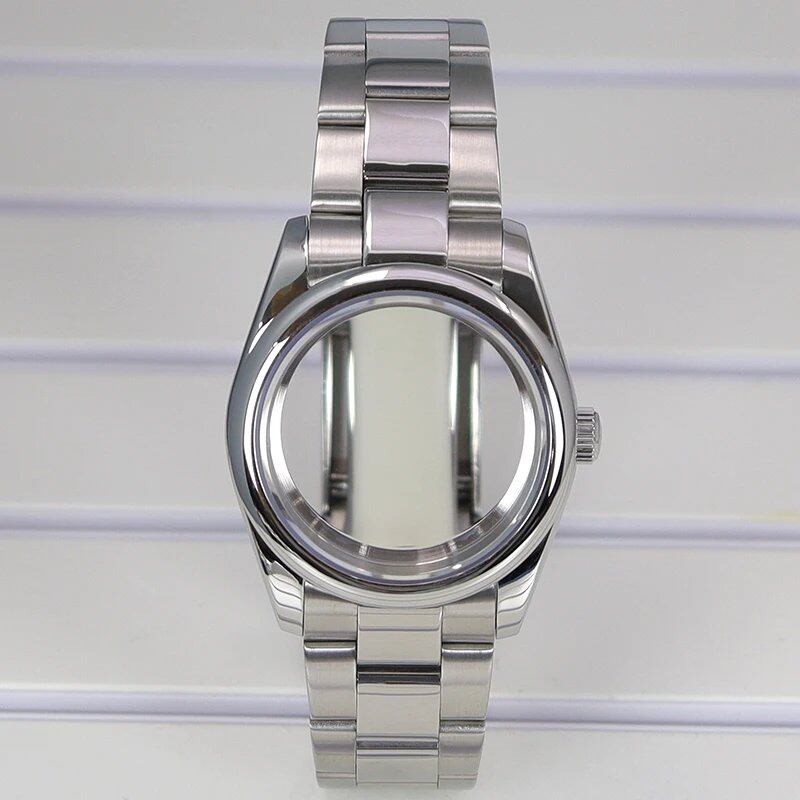 36mm/40mm Watch Case and Bracelet with Sapphire Crystal for Seiko NH35, NH36, and Miyota 8215. 28.5mm Dial, Stainless Steel, and Oyster Bracelet. Color: ; Ships from: Parallel Import.