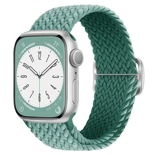 アップルウォッチUltra 2用ナイロンストラップ バンド 49mm 40mm 44mm 41mm 38mm 45mm対応 伸縮ブラidedループ ブレスレット iWatchシリーズ9/8/7/6/SE/5/4対応 バンドカラー:mm 並行輸入品