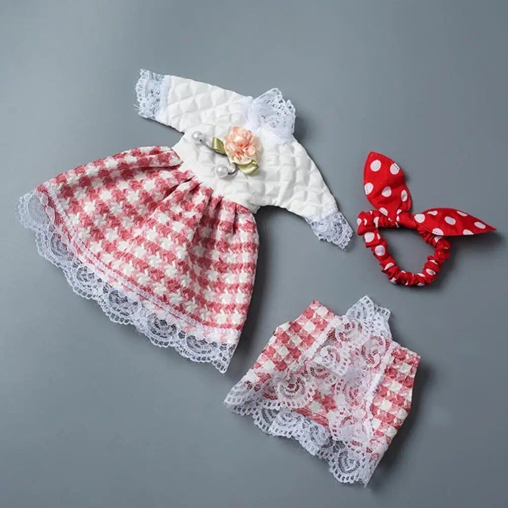 1/6 BJD Doll Accessories Dress for Girls, Toy Gift, Color Matching, Cute Decoration, Small Clothes, Color: ; Size: Doll Not Included, Parallel Import