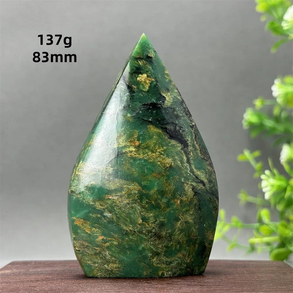 天然エメラルド フリーシェイプ トーチ研磨 工芸品 レイキヒーリング 瞑想 ウィッチクラフト サクリファイス エネルギー ホーム 風水 デコレーション カラー 並行輸入品