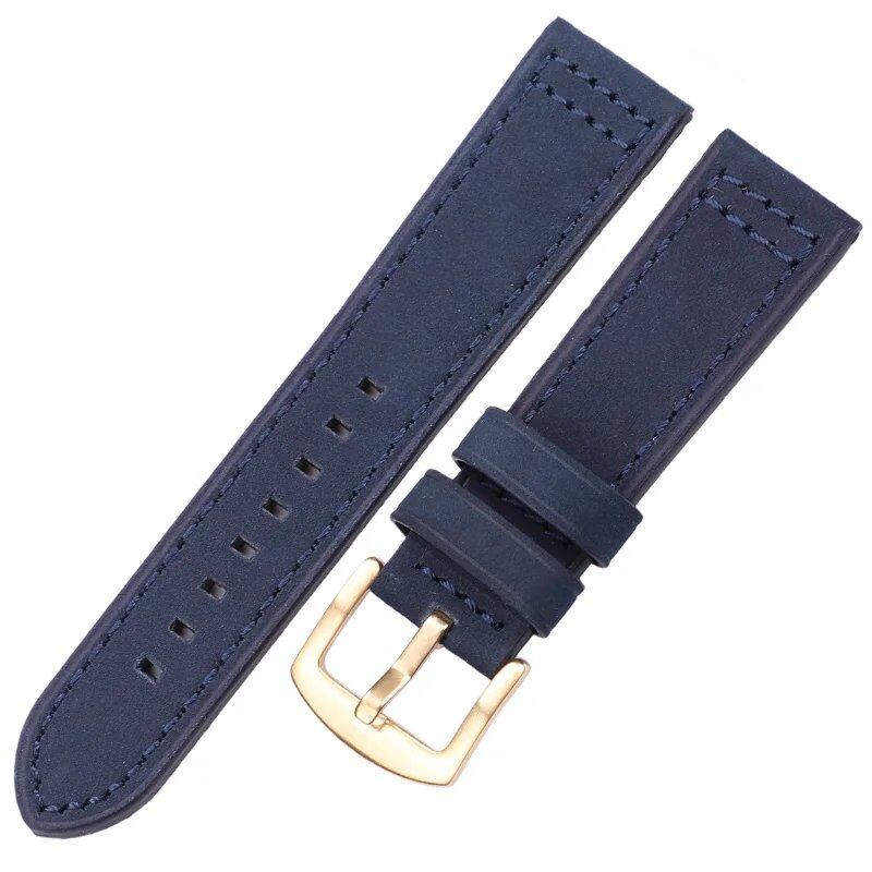 Genuine cowhide leather watch band for Samsung Gear S3 in black, blue, gray, and brown. Compatible with men and women. Band color: mm. Parallel import.