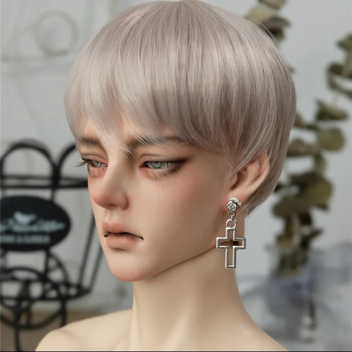 New Boxer Briefs for 1/3 and 1/4 Scale BJD Dolls (Compatible with MSD, DD, and SD17) - Uncle Fashion Style, White Bottoms with Black Trim, Pure Black, Unisex, Parallel Import