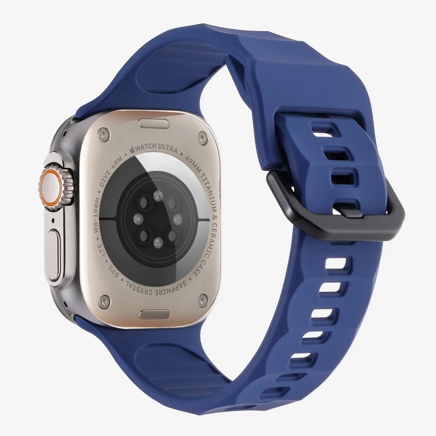 Apple Watch用スポーツシリコンバンド 45mm 44mm 42mm対応 シリコンストラップ ブレスレット アップルウォッチUltra 2 49mm用時計バンド サイズ: 並行輸入品