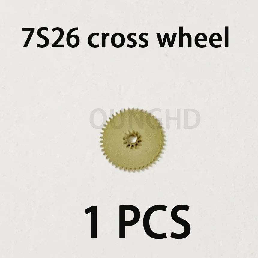 Original compatible Seiko 7S26 movement center wheel, three-wheel, time wheel, sub-wheel, span wheel, second wheel, escape wheel. Parallel import.