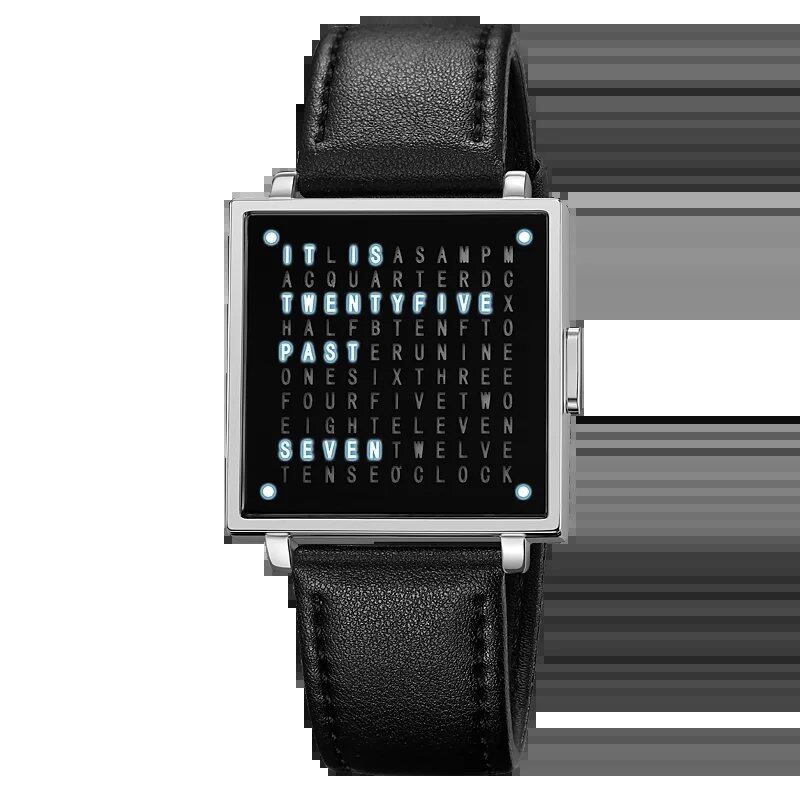 SKMEI 2388 Fashion Electronic Watch for Men, LED Digital Watch with Date Display, Waterproof Leather Strap, Black; Ships from: Parallel Import