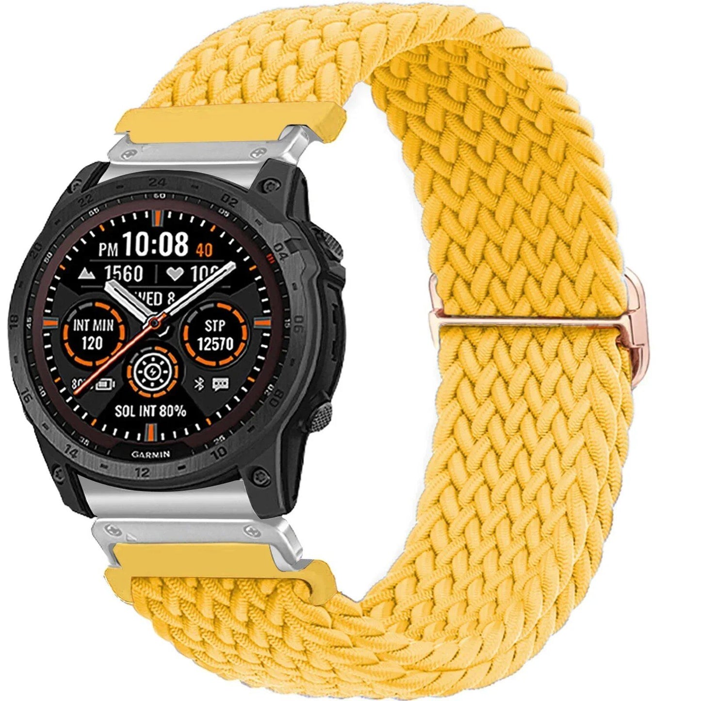 Nylon Loop Strap for Garmin Fenix 8/7/6 Pro/5 Plus, QuickFit Band, 22mm/26mm, Compatible with Garmin Smartwatches 3HR 945, Epix Gen 2, Band Color: mm, Parallel Import