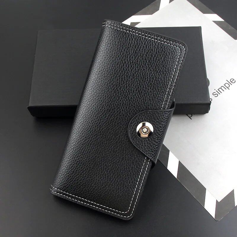 新作メンズ財布 薄型スリム長財布 ビジネス用クラッチバッグ コインパース付き 高級ブランド 男性用カードホルダー ;発送元: 並行輸入品