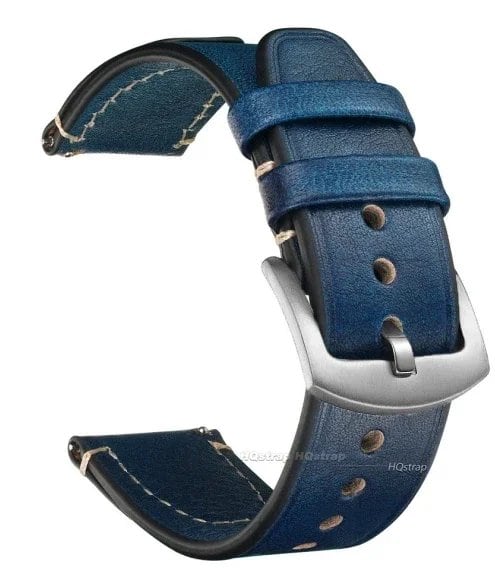Quick Release Vintage Leather Watch Strap for Rolex, 18mm, 20mm, 22mm, Men's and Women's, Band Color: mm, Parallel Import