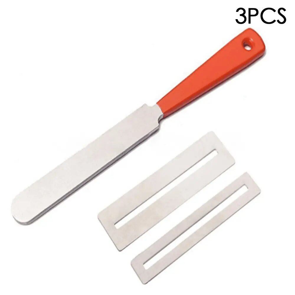 1/2/3-Piece Guitar Fret Wire Polishing Stone Protector Kit with Finger Plates and Radial Finish, DIY Lute Maker's Tool for Guitar and Bass Parts, Parallel Import