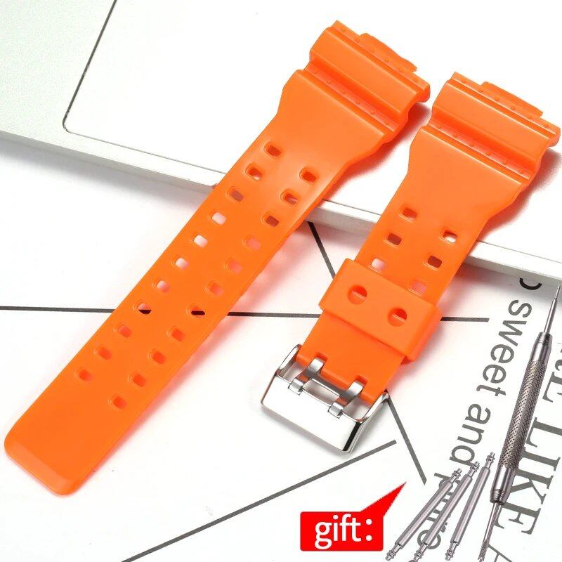 Camouflage Rubber Strap for Men's Casio G-Shock GA100, GA110, and GD120 Sports Watches. Band Color: 16mm; Band Width: 16mm; Ships from: Parallel Import.