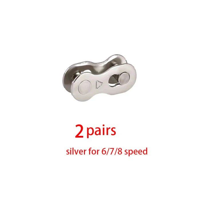 Universal Bicycle Chain Connector for 1/6/7/8/9/10/11 Speed Mountain/Road Bikes, Quick Link, Chain Master, Cycling Parts, Color: Parallel Import