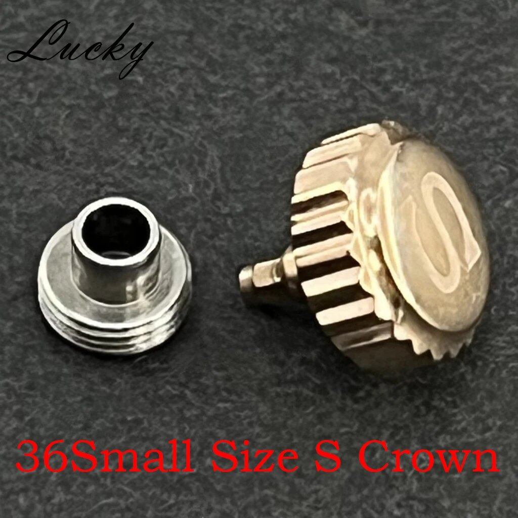 High-quality NH35, NH36, S-Crown, High-quality Log Case Crown, Compatible with NH34 and NH35, Waterproof Watch Replacement and Repair Tool Kit, Color: Parallel Import