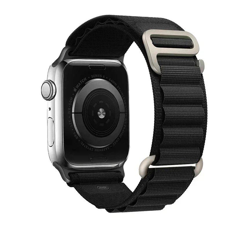 アップルウォッチ アルパインバンド ストラップ 49mm 45mm 44mm 40mm 41mm 42mm ナイロン ベルト iWatch シリーズ9 8 SE 4 3 7 6 5対応 サイズ: 並行輸入品