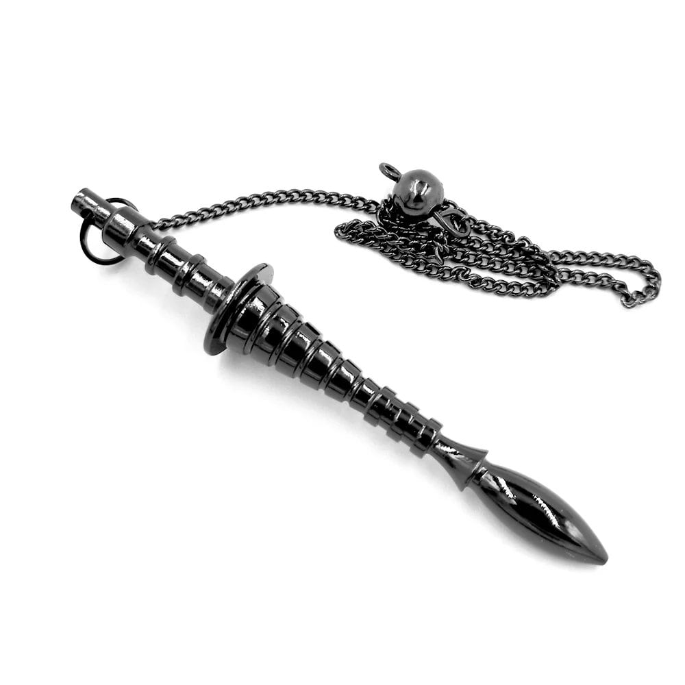 Copper Metal Pendulum, Dowsing Pendulum, Spiritual Divination Healing Tool, Wiccan Balancing Tip Cone Pendant, Parallel Import
