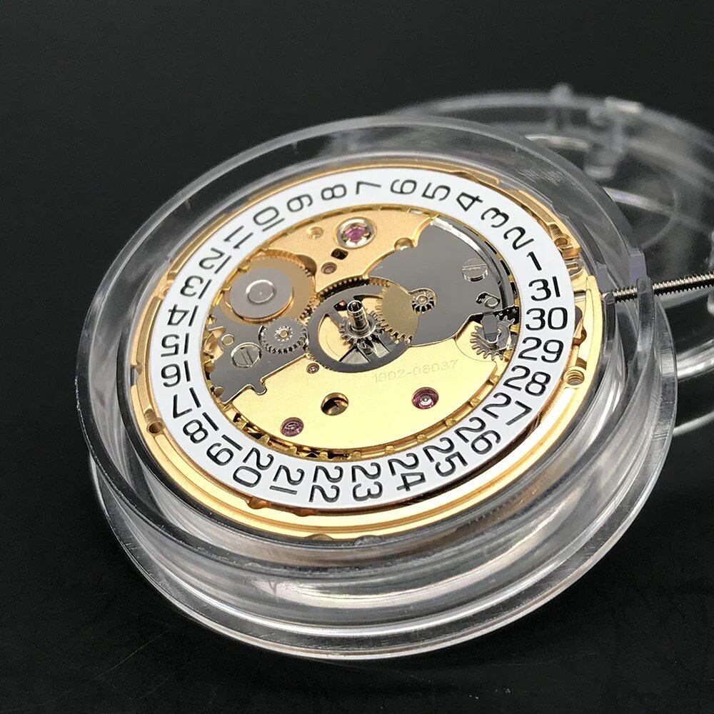Genuine HK PT5000 Automatic Mechanical Movement, Gold/Silver Version, High Precision, 25 Jewels, Top Clone 2824-2, Color: Parallel Import