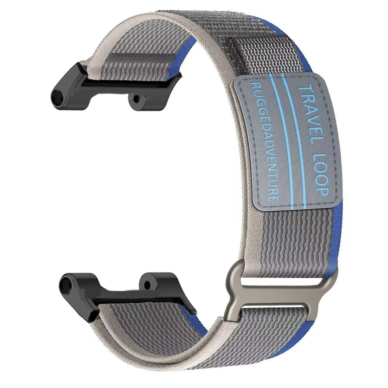New Travel Loop Nylon Strap for Huami Amazfit T-Rex 2/3/T-Rex Pro - Xiaomi Amazfit T-Rex 2/3/T-Rex Pro Compatible Sports Bracelet Smartwatch Band Size: Amazfit T-Rex Parallel Import