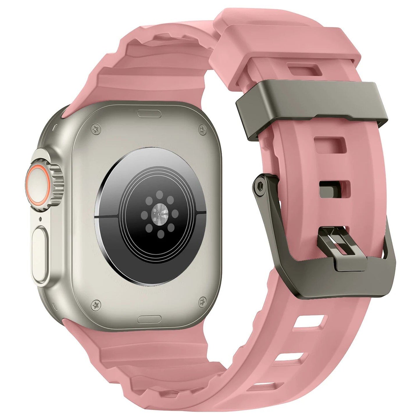 Trail Silicone Band Bracelet Strap for Apple Watch Ultra 2 49mm / Series 10/9/8/7 45mm / iWatch 6/5/SE 44mm, Band Color: mm, Parallel Import