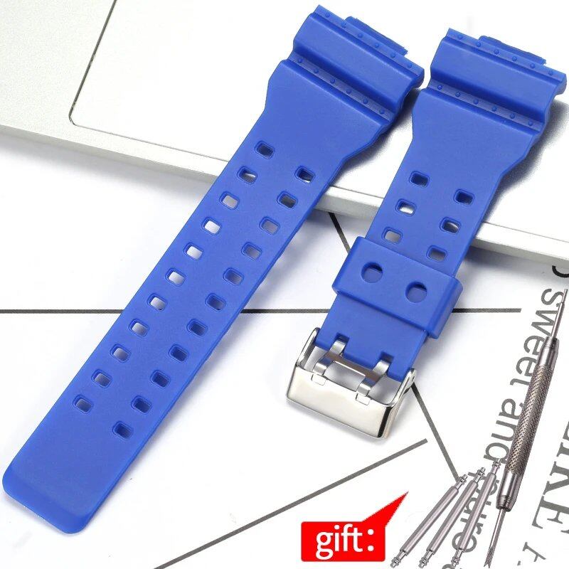 Camouflage Rubber Strap for Men's Casio G-Shock GA100, GA110, and GD120 Sports Watches. Band Color: 16mm; Band Width: 16mm; Ships from: Parallel Import.