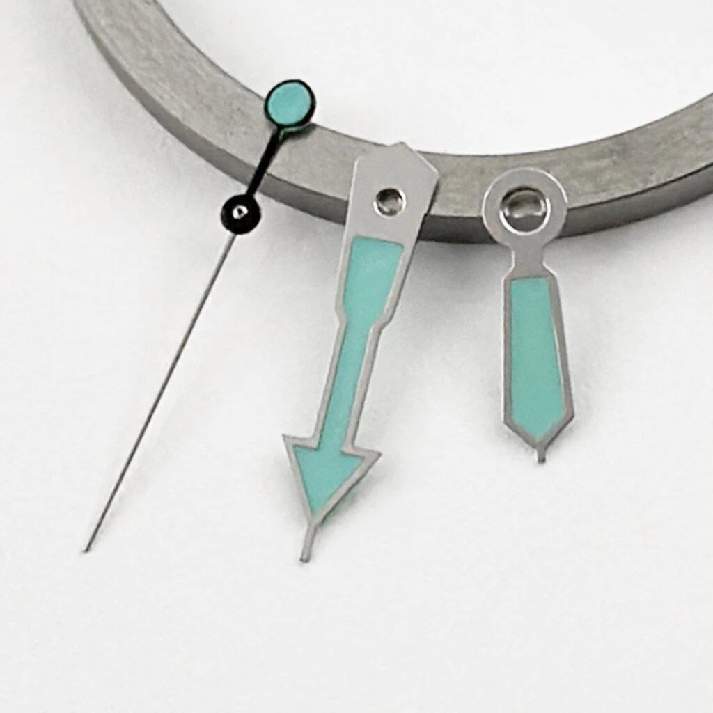 NH35 Hands, Green, Red, Silver, Gold, Blue, Purple, Orange, Luminous, for NH35/NH36/4R/7S Movements, Color: NO. Parallel Import