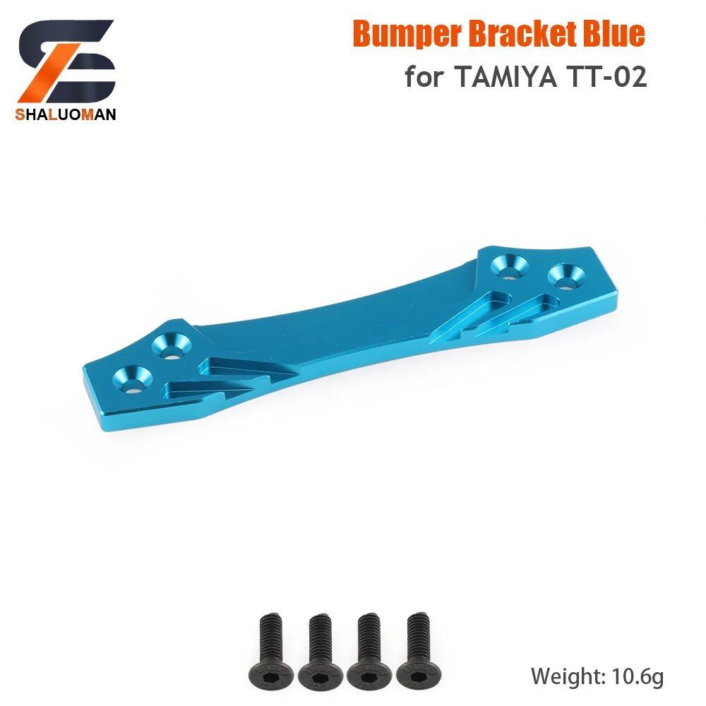 1/10 Scale RC Toy Car Tamiya TT-02/TT02 Swing Arm Shock Absorber, Steering Device, Bumper Sponge Upgrade Parts, Metal & Carbon Fiber, Parallel Import