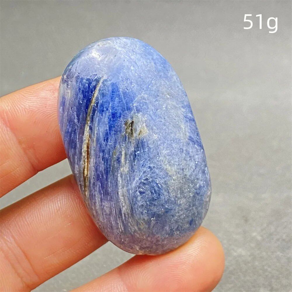 High-Quality Natural Kyanite Crystal for Palm Play, Hand Polishing, Meditation Massage, Magic Stone, Home Decoration, Colorful, Parallel Import