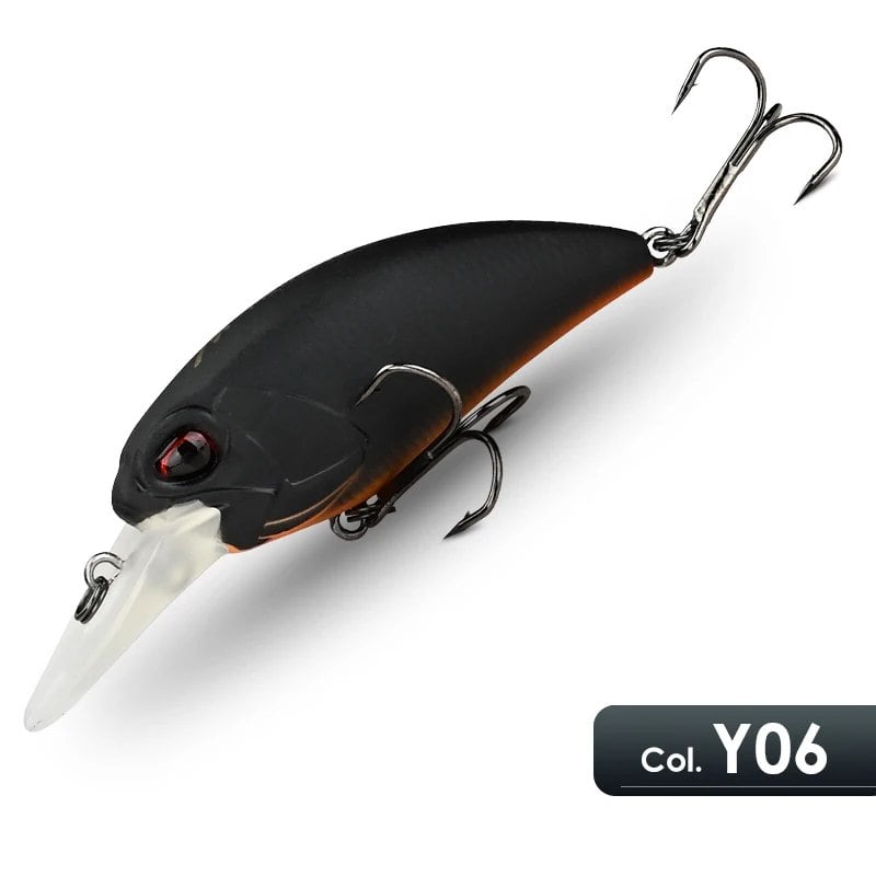 Meredith Jerk Crank M65 Floating 14g Hot Model Hard Bait Wobbler Crank, High-Quality, Professional Grade, Depth Range: 2.0-2.5m, Color: PZ01-65F - Parallel Import