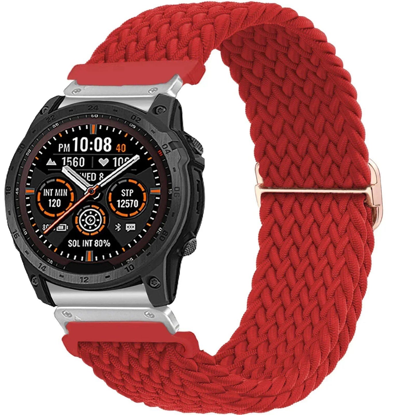 Nylon Loop Strap for Garmin Fenix 8/7/6 Pro/5 Plus, QuickFit Band, 22mm/26mm, Compatible with Garmin Smartwatches 3HR 945, Epix Gen 2, Band Color: mm, Parallel Import