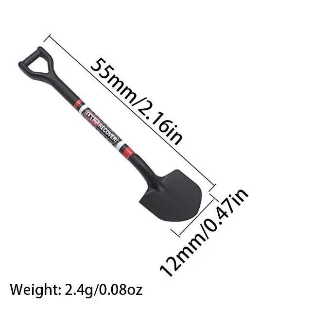Metal Simulated Excavator for 1/10, 1/18, and 1/24 Scale RC Crawler Decoration - Compatible with Axial SCX10 90046 D90, Yikong RGT, Traxxas TRX4, and TRX4M D12, Color: 1-1, Parallel Import
